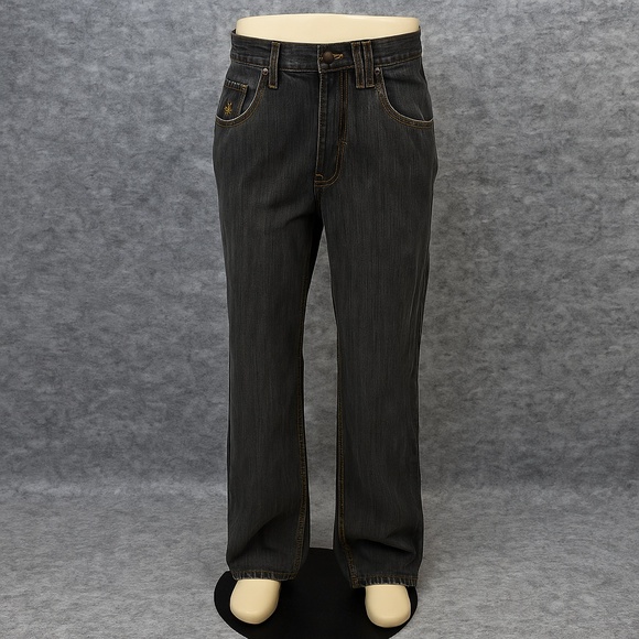 Rocawear Other - Rocawear Jeans Mens Size 36 Dark Grey Distressed Vintage Streetwear